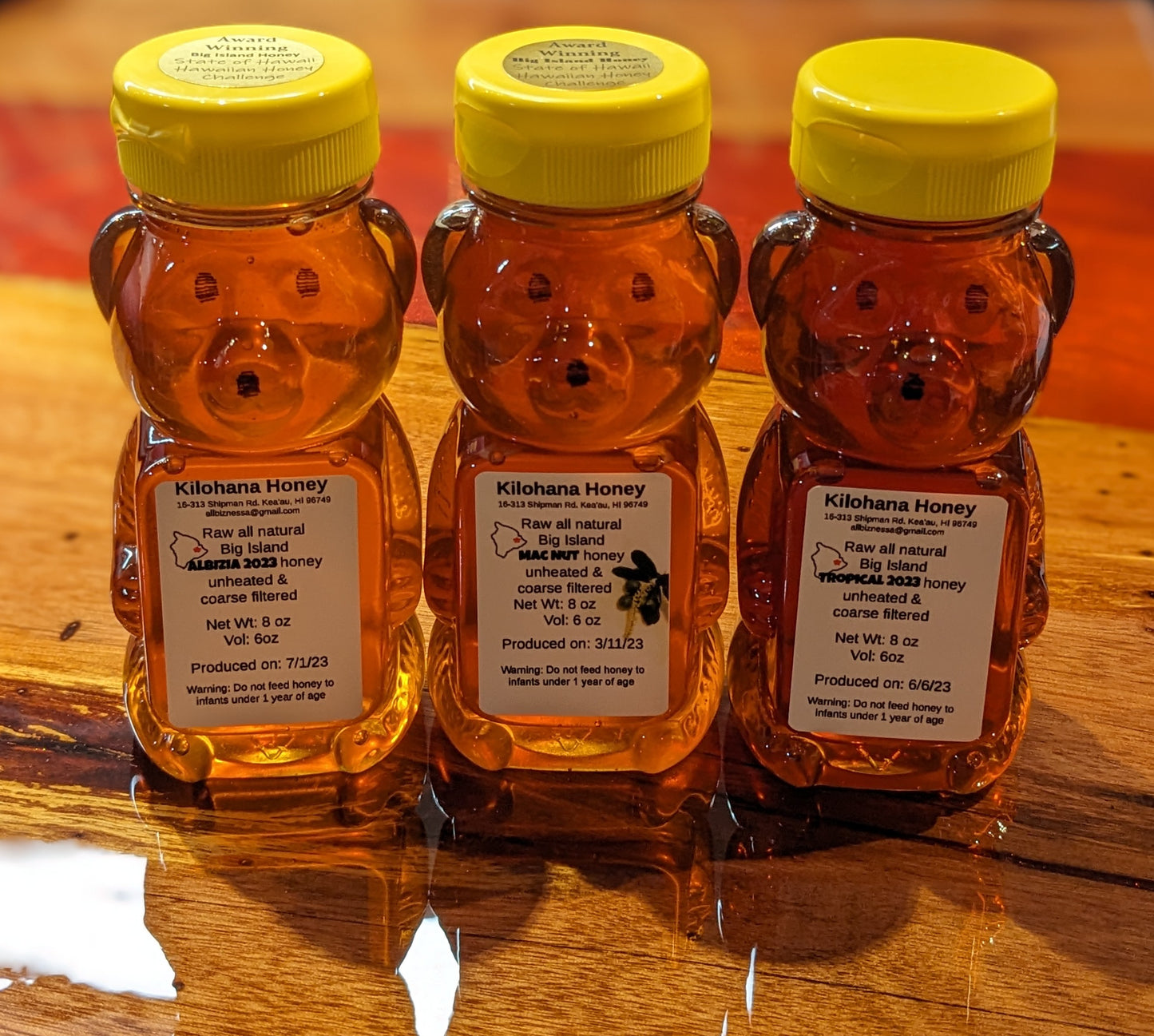 8oz Bear Trio Gift Box