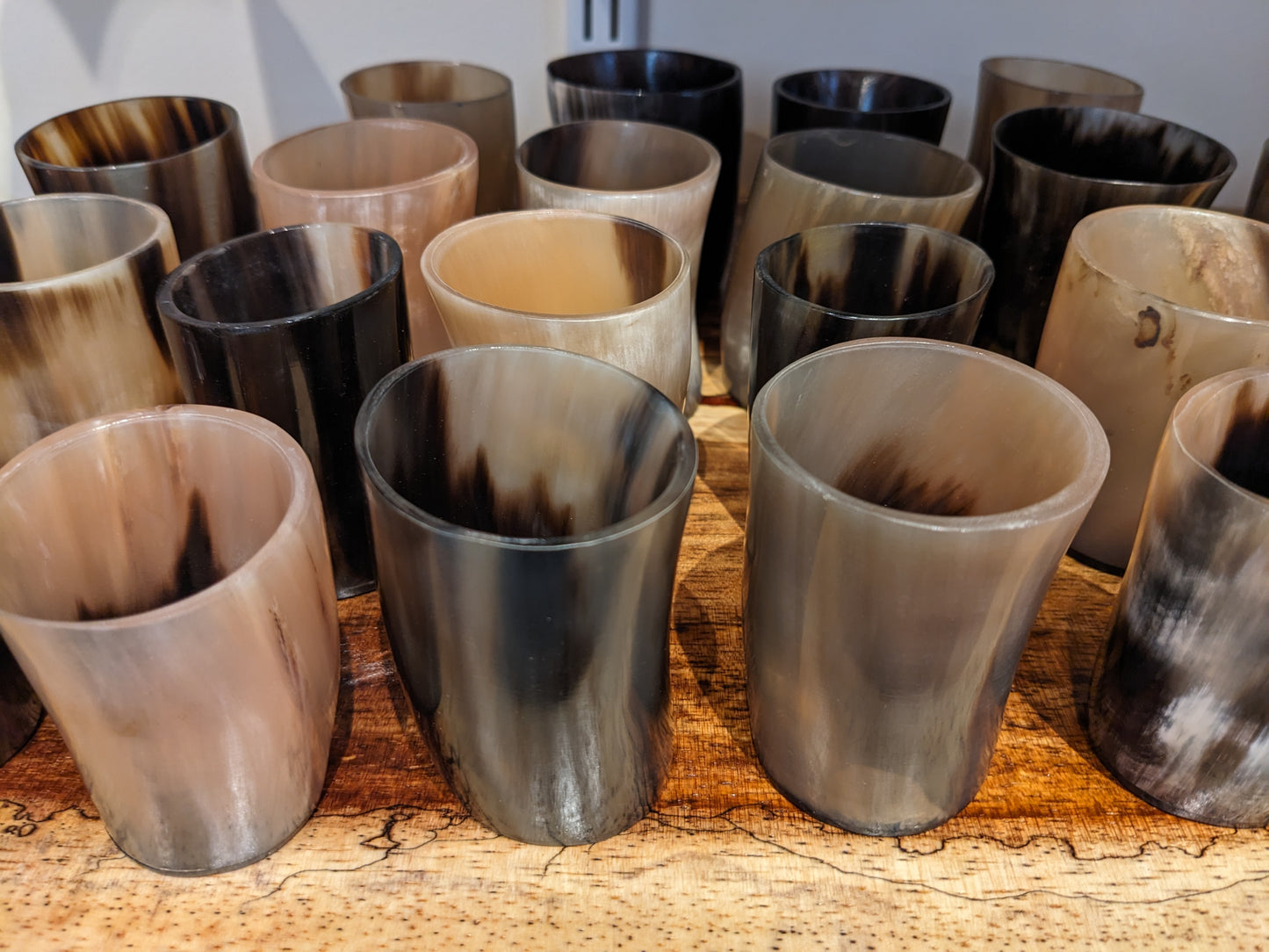 Mead Horn Shot Glasses