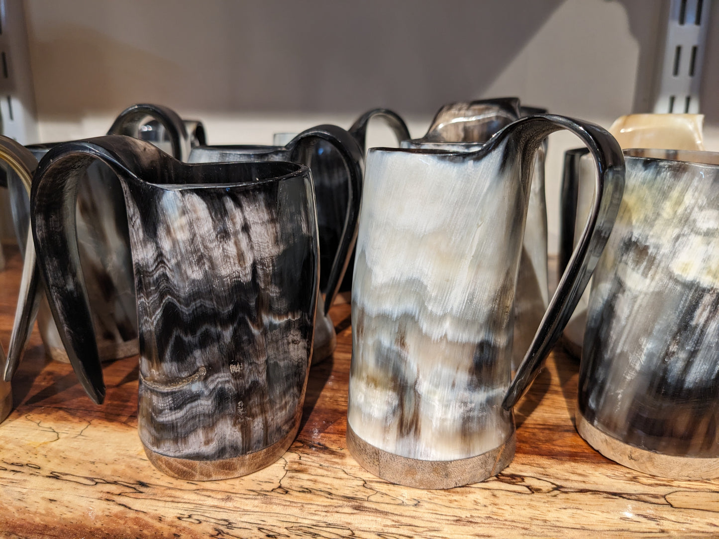 7oz Mead Horn w/ Handle
