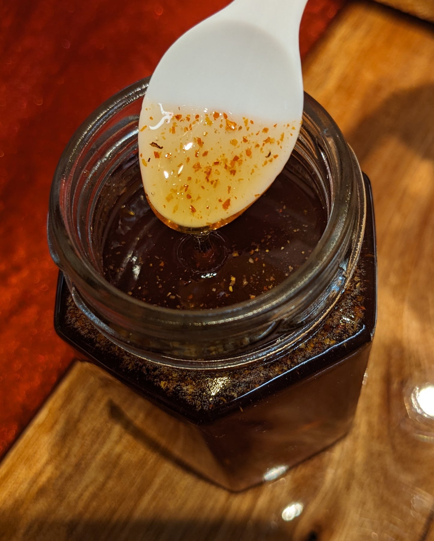 Carolina Reaper Infused Honey