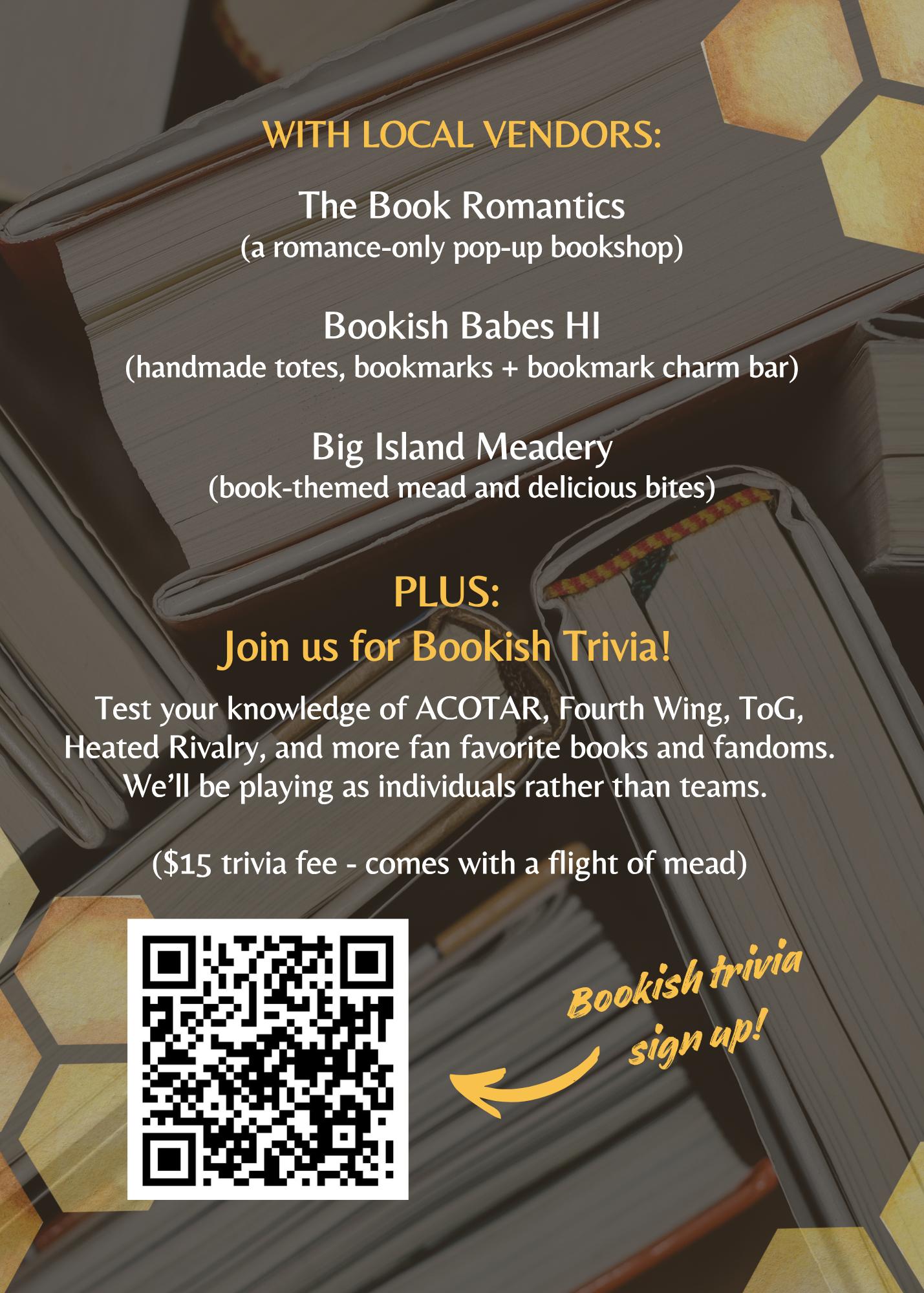 Bookshop Pop Up 3-7-26!!