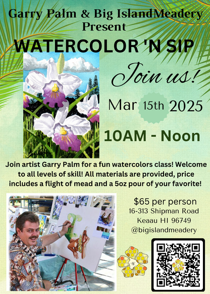 Watercolor + Mead Event 3-15-25