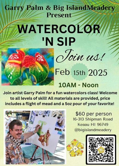 Watercolor + Mead Event 2-15-25