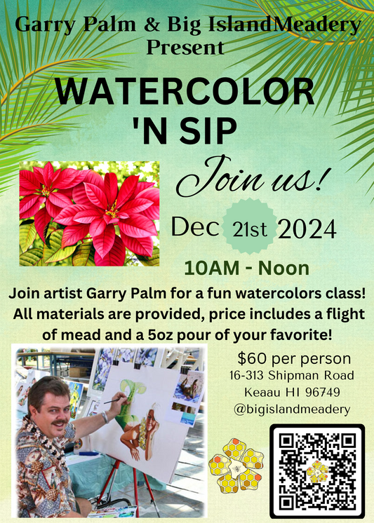 Watercolor + Mead Event 12-21-24