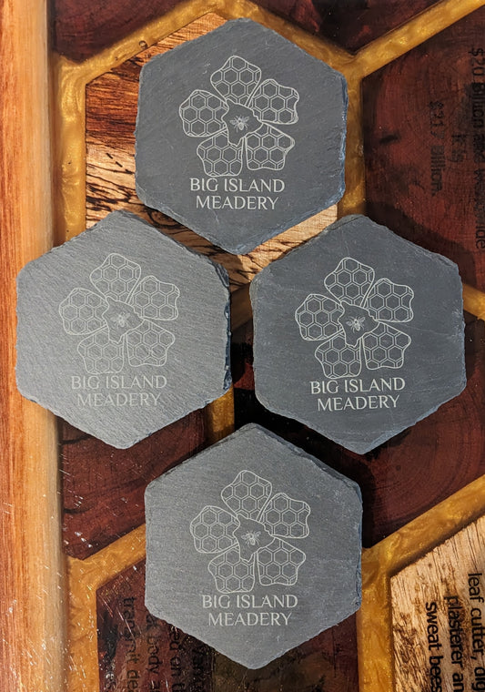 Stone Etched Coasters (set of 4)