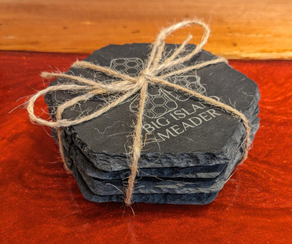 Stone Etched Coasters (set of 4)