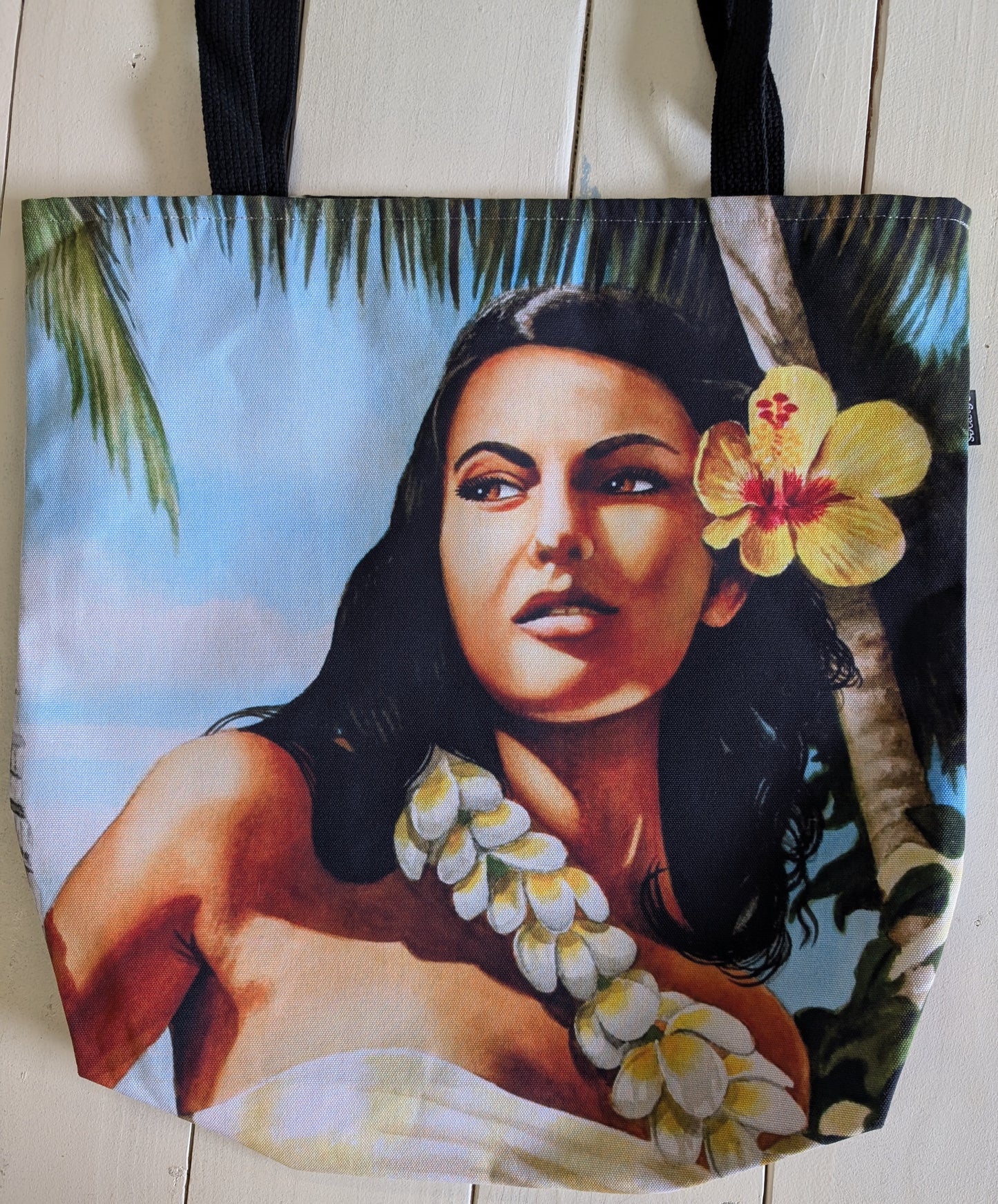 Garry Palm Canvas tote bag