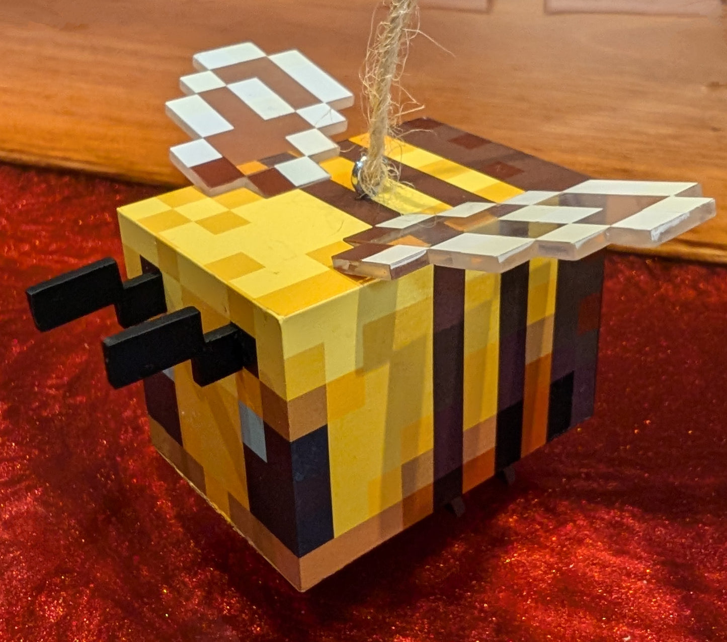 Minecraft Bee Ornament