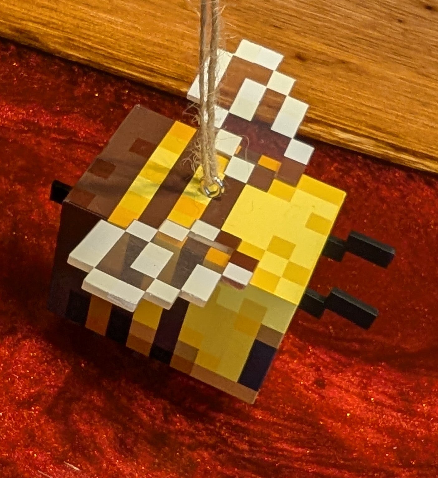 Minecraft Bee Ornament