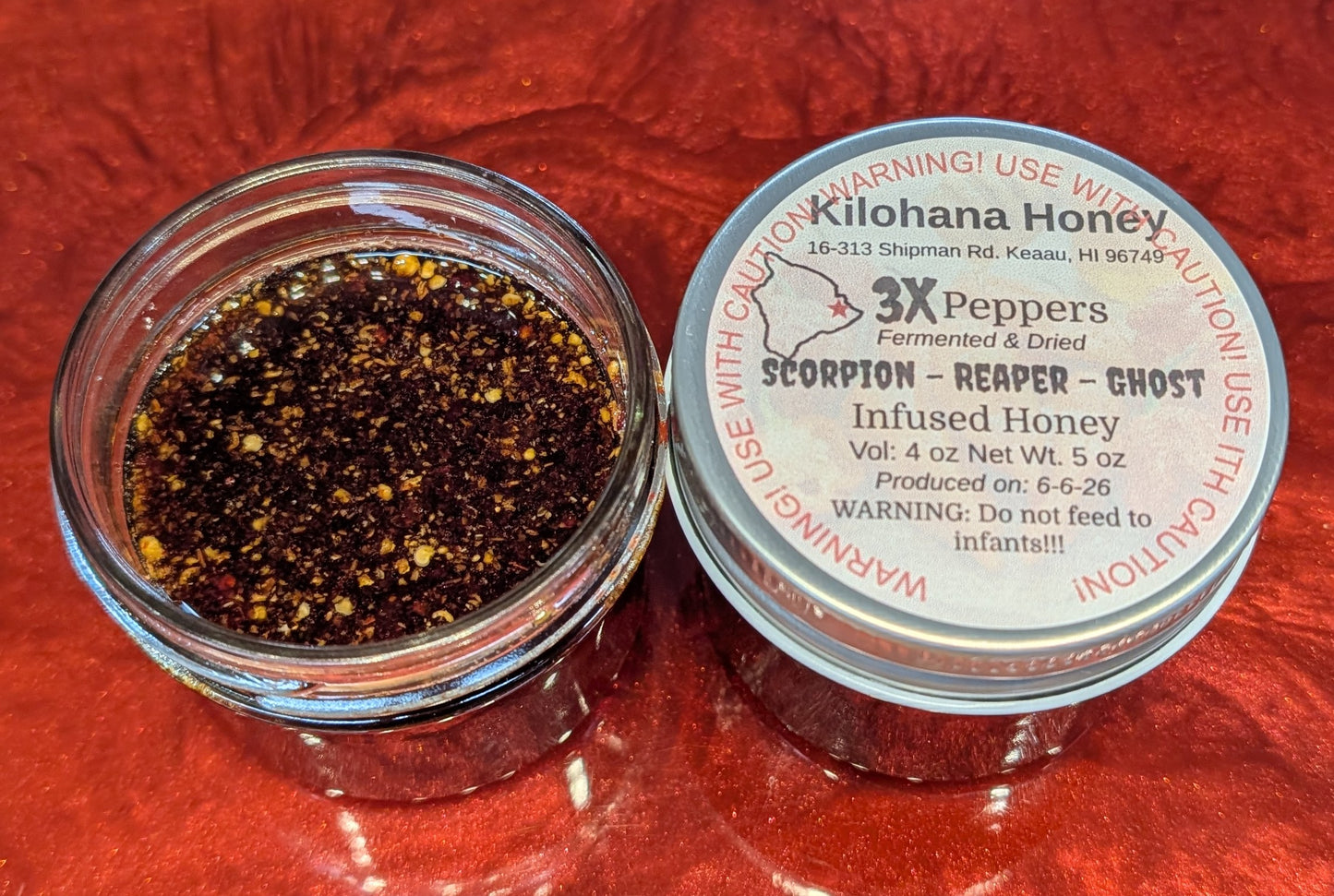 3X Pepper Infused Honey