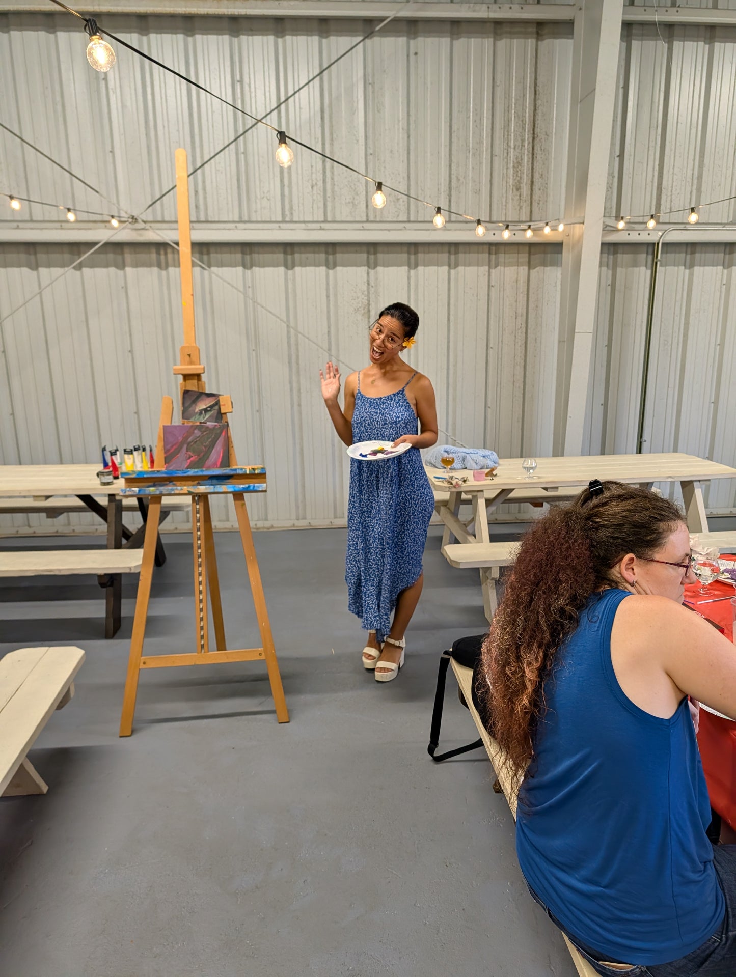 Acrylic Art Class with Ioanna! 8-7-26