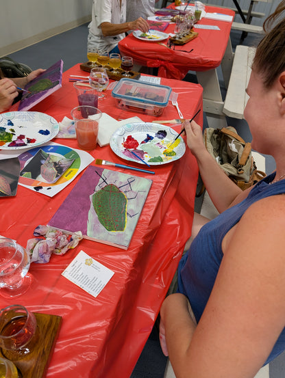 Acrylic Art Class with Ioanna! 8-7-26
