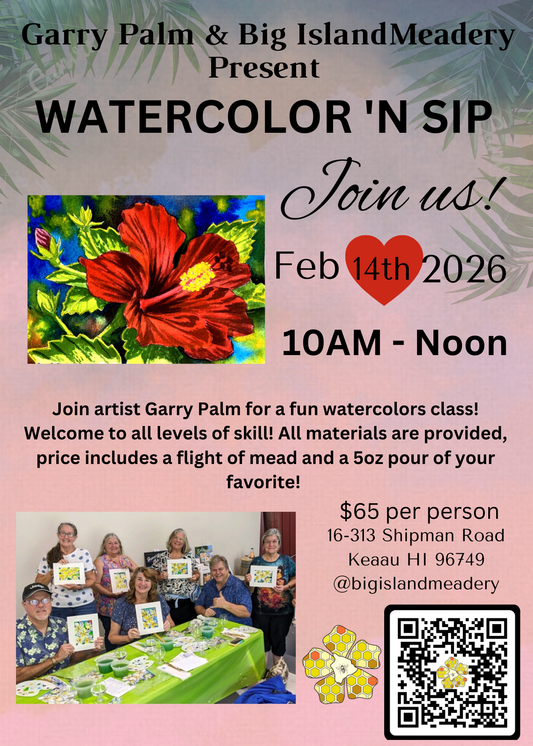 Watercolor + Mead Event 2/14/26