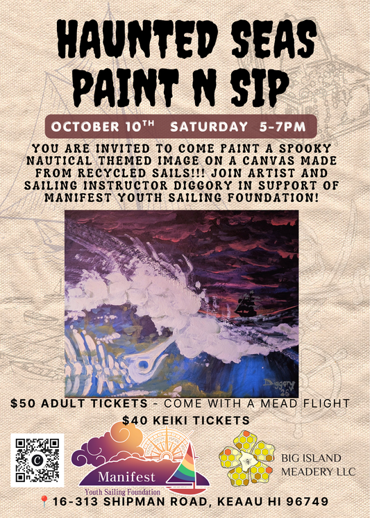 Haunted Seas Paint n Sip! 10-10-26