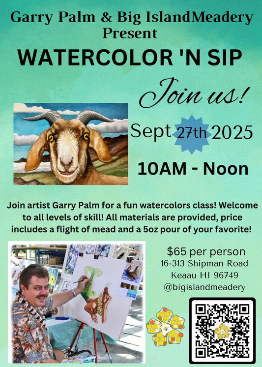 Watercolor + Mead Event 9-27-25