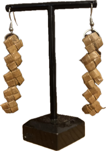 Lauhala Workshop - Anthurium Earrings - 11-20-26