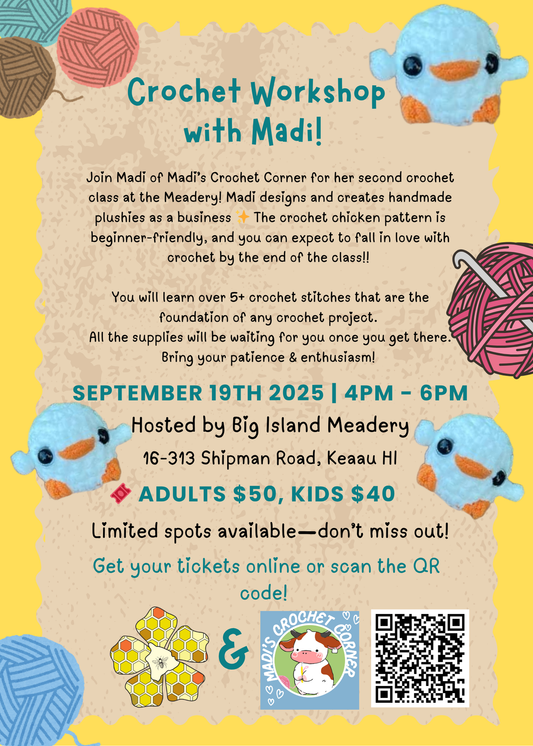 Crochet Class at the Meadery!