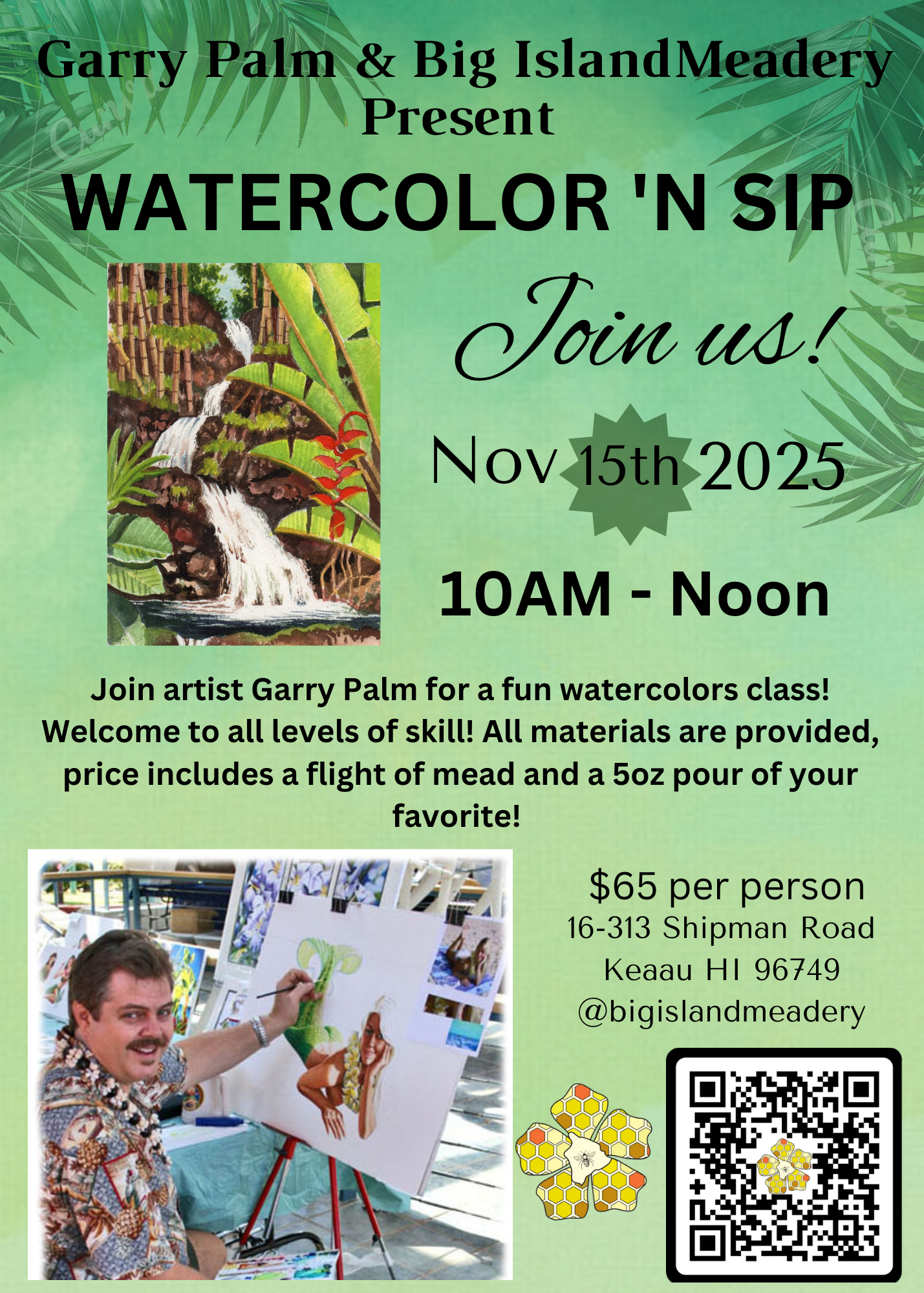 Watercolor + Mead Event 11/15/25