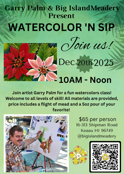 Watercolor + Mead Event 12/20/25