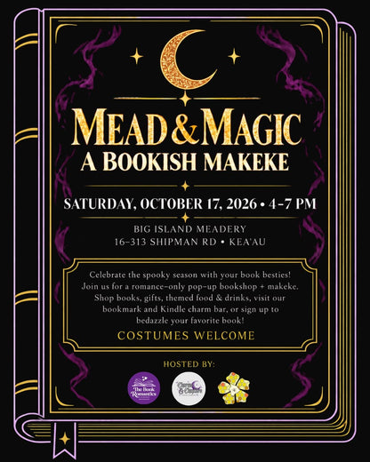 Book Bedazzling at Mead & Magic 10-17-26