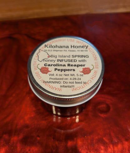 Carolina Reaper Infused Honey