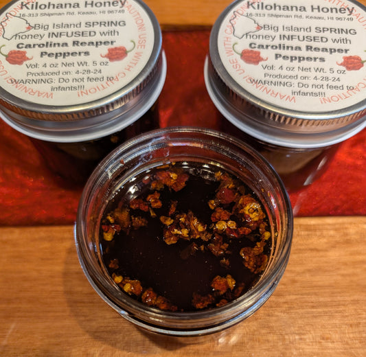 Carolina Reaper Infused Honey