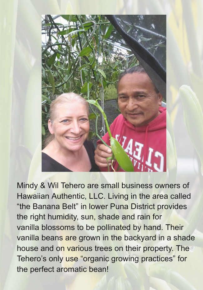 Vanilla Products by Hawaiian Authentic LLC!