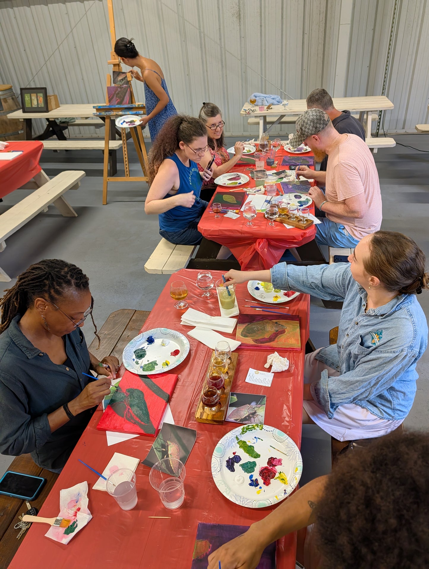 Acrylic Art Class with Ioanna! 8-7-26
