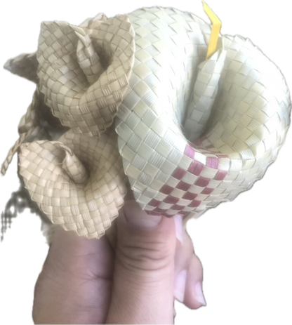 Lauhala Workshop - Anthurium Earrings - 11-20-26